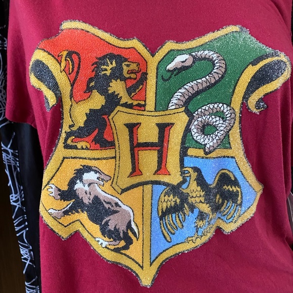 HARRY POTTER Halloween Juniors' Size M(7/9) Halloween Costume T-shirt with Cape - Picture 6 of 13
